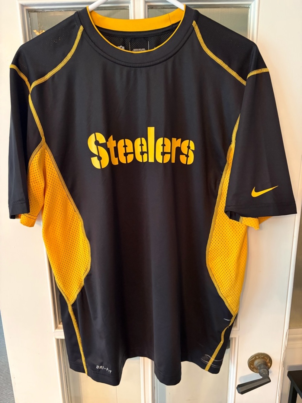 NFL Steelers Black and Gold Short Sleeve Tees - set of two